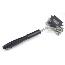 Easy to clean barbecue bbq grill brush and scraper